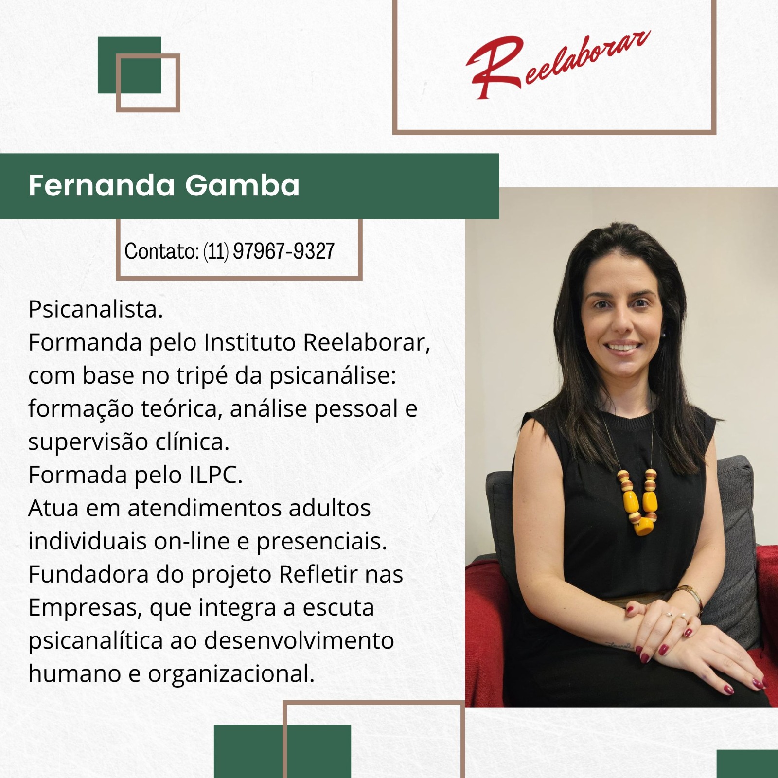 Imagem de um membro da equipe