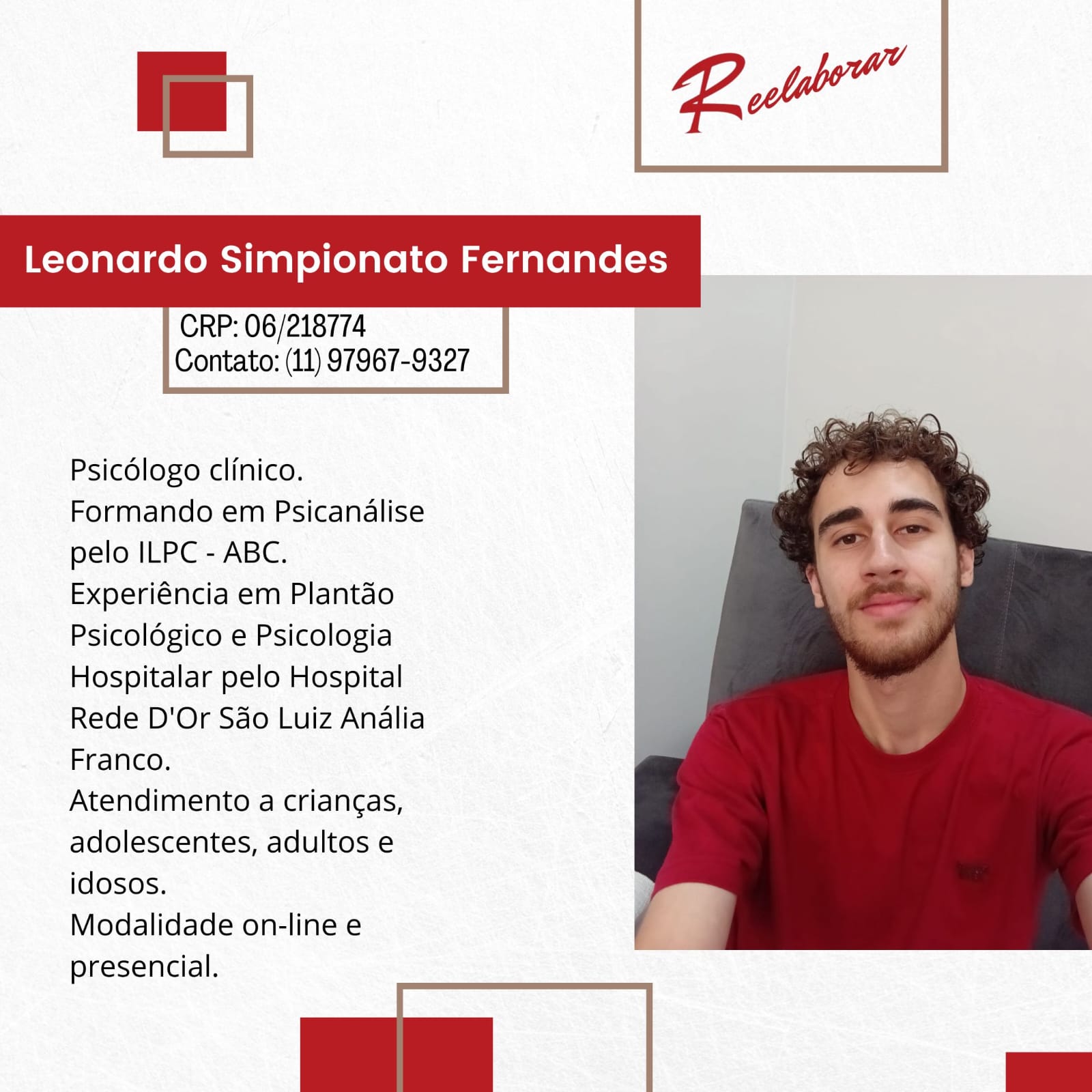 Imagem de um membro da equipe